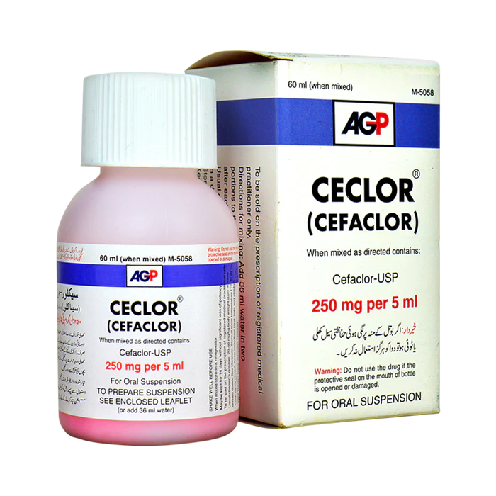 Ceclor Suspension 250mg 60ml 1S