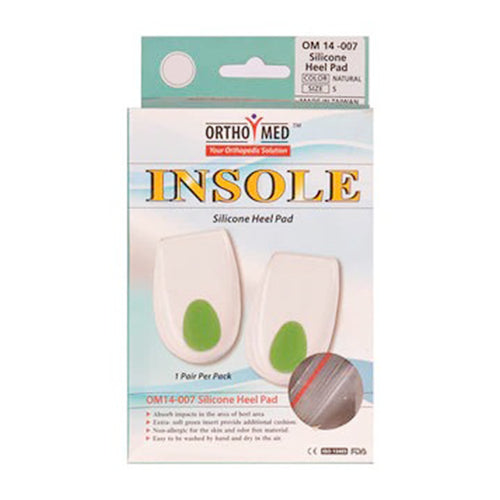 INSOLE SILICON HEEL PAD 1'S (L)