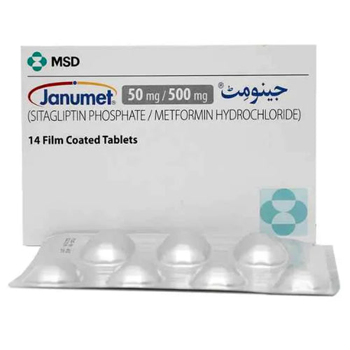 Janumet Tablets 50mg 500mg 2X7S
