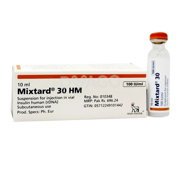 MIXTARD30HM Vial 100IU/10ml 1S