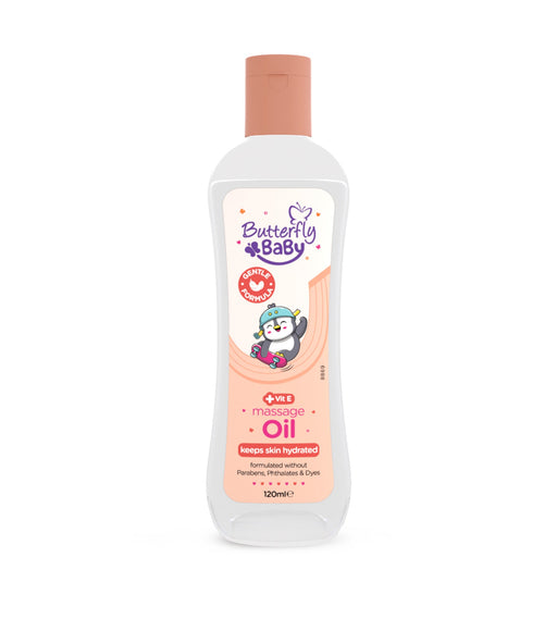 BUTTERFLY BABY MASSAGE OIL 120ML 1S