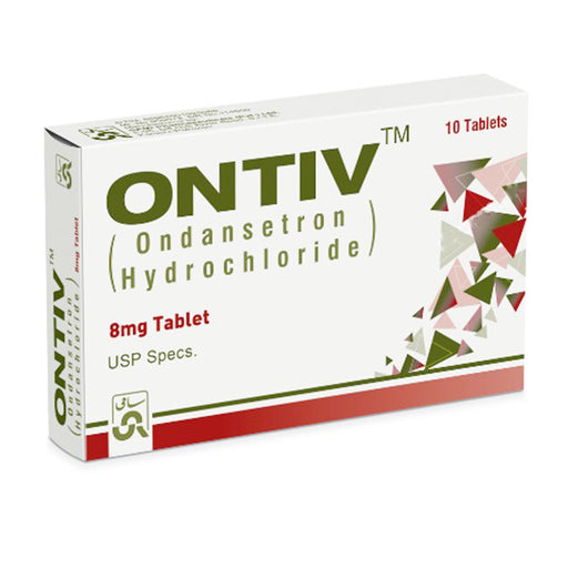 ONTIV 8MG TABLETS 1X10'S