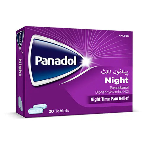 Panadol Night 500mg / 25mg Tablets 2X10S