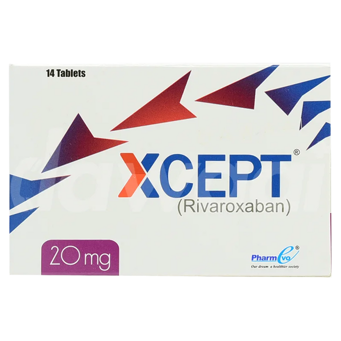 XCEPT 20MG TABLET 2X7S