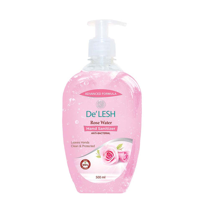 De'LESH Hand Sanitizer (Rose Water) 500ml