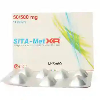 SITA-MET XR 50/500MG TABLET 2X7S