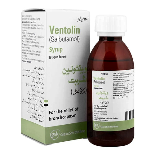 Ventolin Sf Syrup 120ml 1S