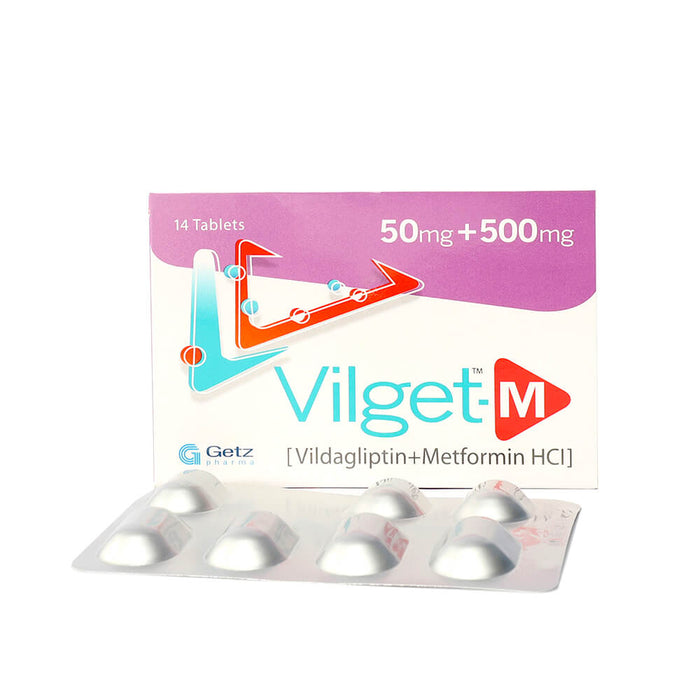 VILGET-M 50MG+500MG TABLET 2X7S