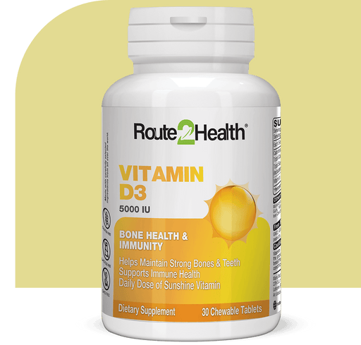 VITAMIN D3 5000 IU CHEWABLE TABLET 1X30'S