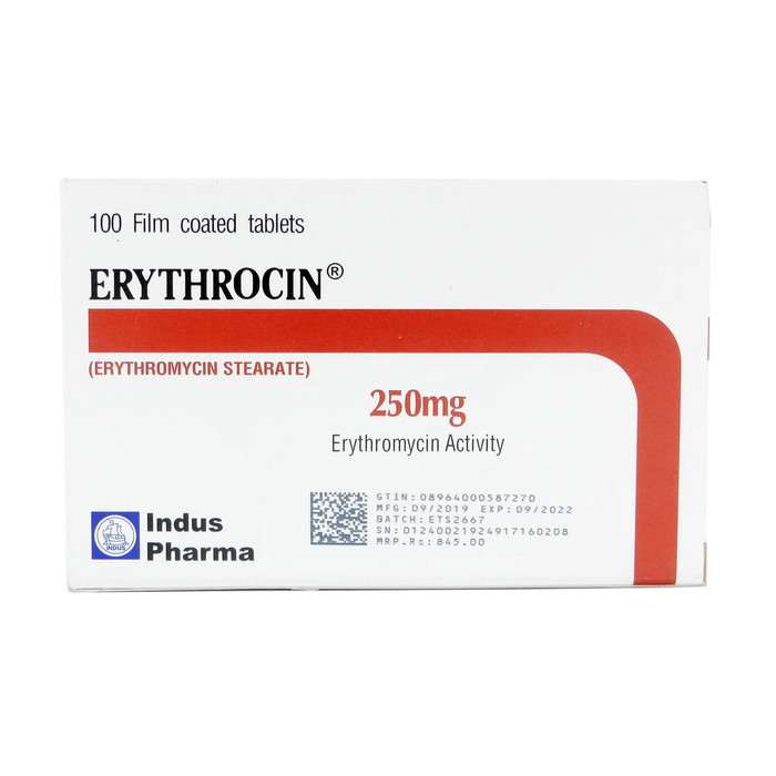 ERYTHROCIN TABLET 250MG 10X10S