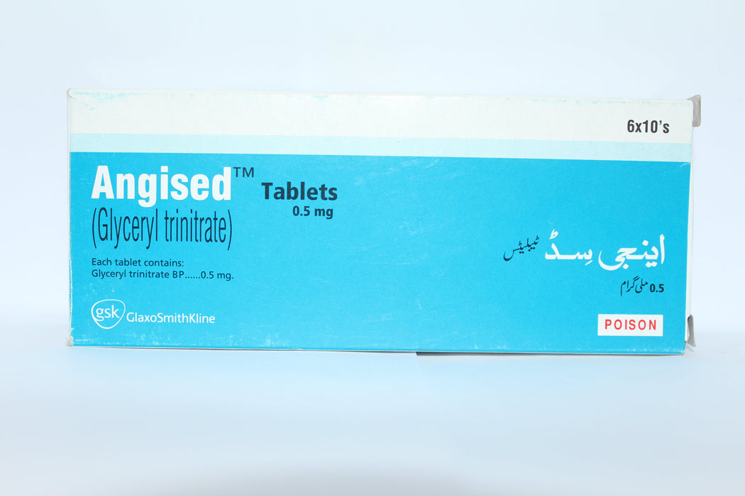 ANGISED TABLETS 0.5 MG 60S-Medicines-GLAXO SMITH KLINE-Meri Pharmacy