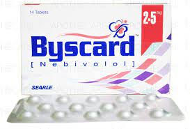 BYSCARD 2.5MG TABLET 1X14'S
