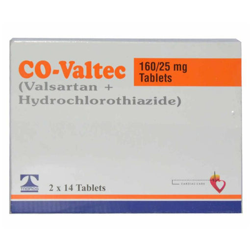 CO-VALTEC 160/12.5MG TABLET 2X14S