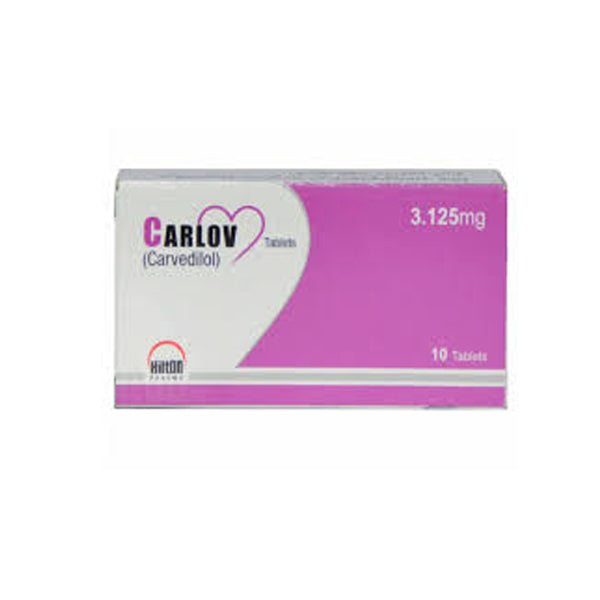 CARLOV TABLETS 3.125 MG 10S-Medicines-HILTON PHARMA-Meri Pharmacy