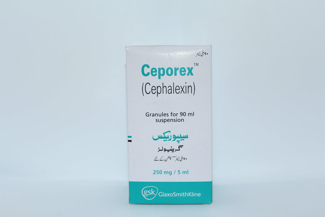 CEPOREX 250MG 5ML SYRUP 90ML-Medicines-GLAXO SMITH KLINE-Meri Pharmacy