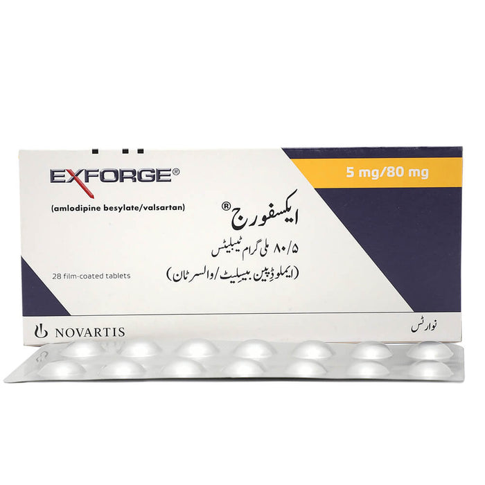 EXFORGETABLET 5/80 MG 2X14S