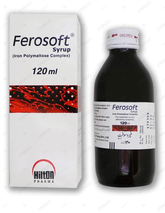 FEROSOFT SYRUP 120 ML-Medicines-HILTON PHARMA-Meri Pharmacy