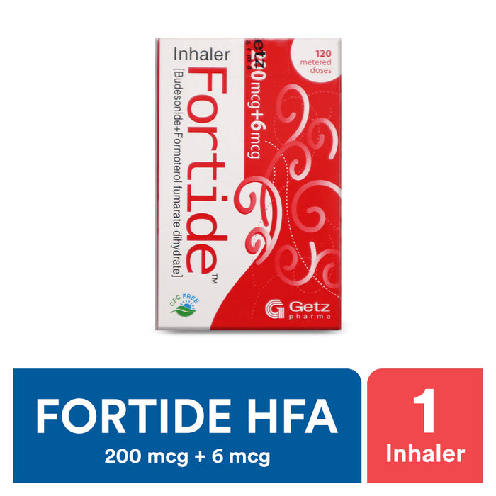 FORTIDE HFA 6MCG 200MCG MDI-Medicines-GETZ PHARMA-Meri Pharmacy