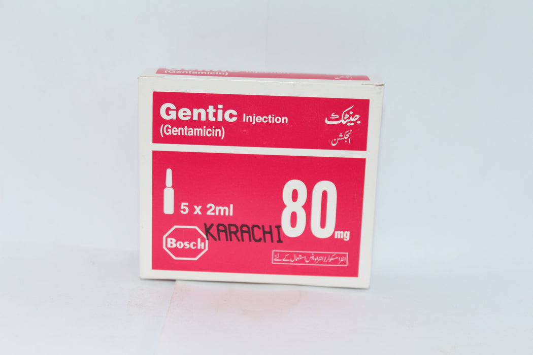 GENTIC INJECTION. 80MG-Medicines-BOSCH PHARMA-Meri Pharmacy