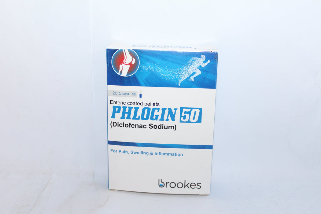 PHLOGIN CAPSULE 50 MG 2X10S-Medicines-BROOKES PHARMA LABS-Meri Pharmacy