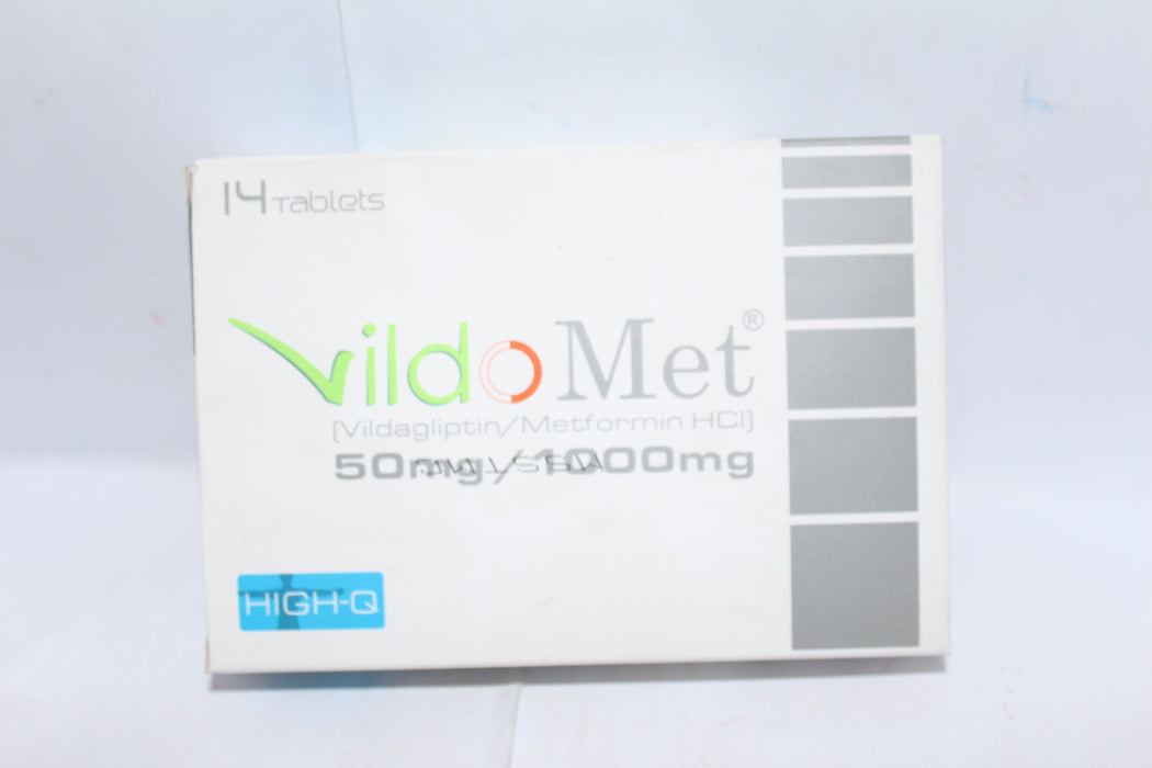 VILDOMET 50/1000MG TABLET 2X7S