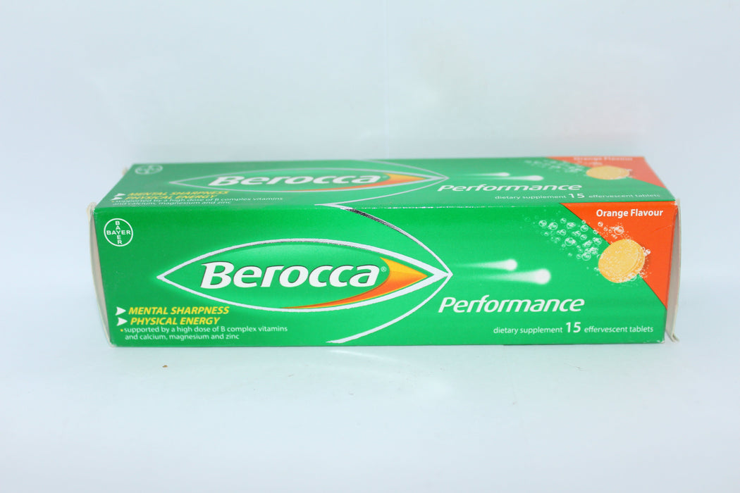 BEROCCA ORANGE TABLETS 15S-Health Care Products-BAYER PHARMA-Meri Pharmacy