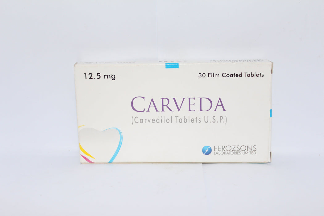 CARVEDATABLET 12.5 MG 3X10S