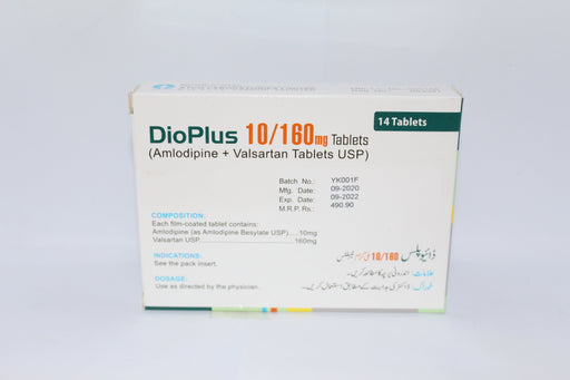 DIO PLUSTABLET 10/160MG 2X7S