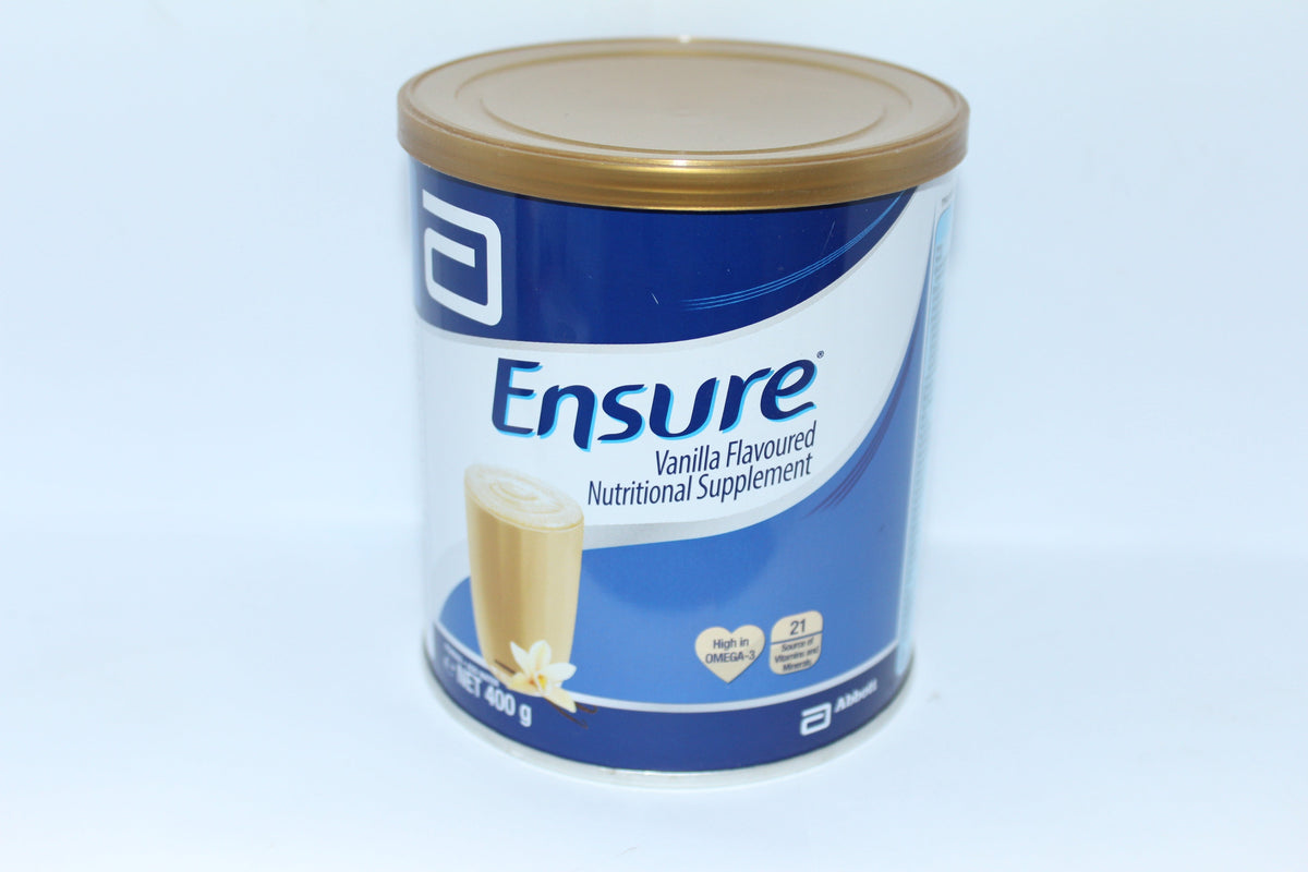 ENSURE POWDER 400GM VANILA 1S — Meri Pharmacy