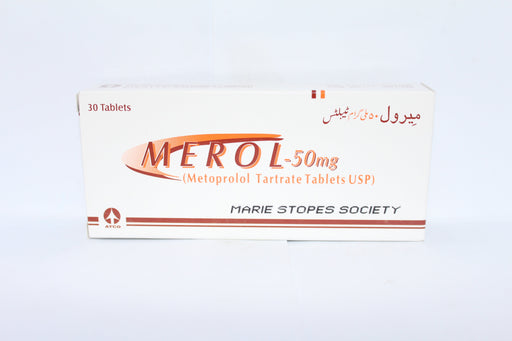 MEROLTABLET 50 MG 3X10S