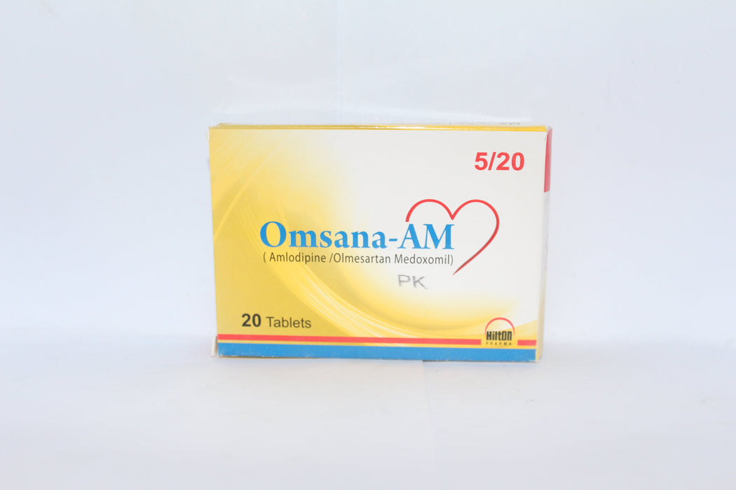 OMSANA AM TABLETS 5 20 MG 20S-Medicines-HILTON PHARMA-Meri Pharmacy