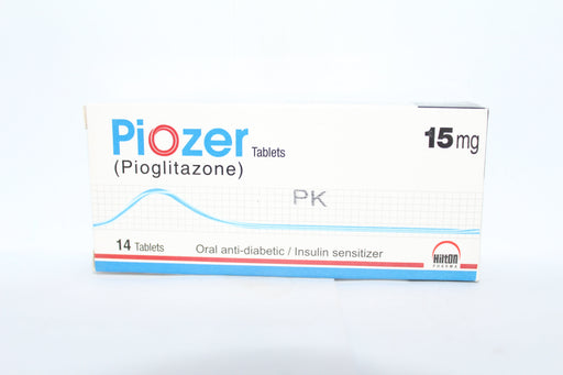 PIOZERTABLET 15 MG 2X7S