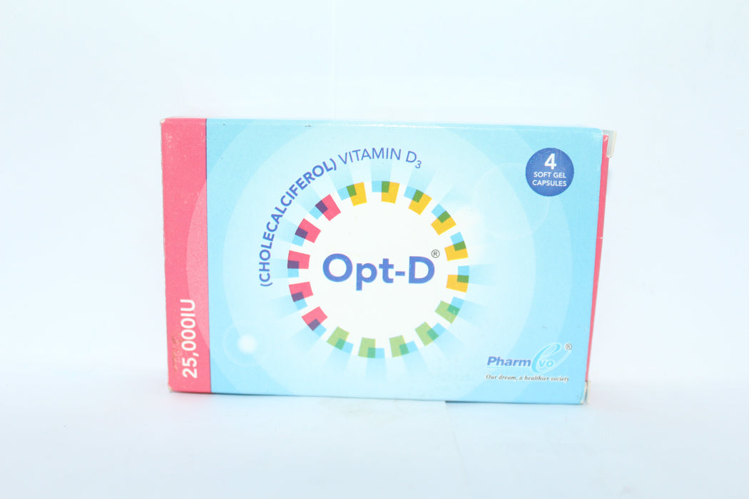 OPT-D 25 000IU CAPSULE 4S