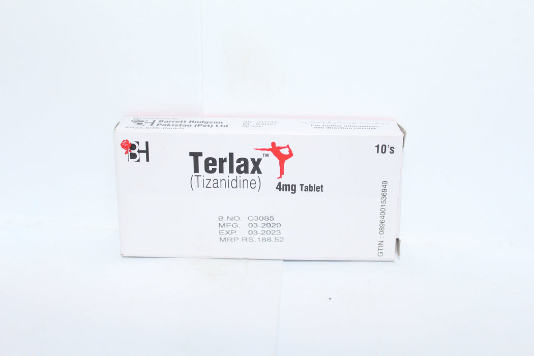 TERLAX TABLETS 4 MG 10S-Medicines-BARRETT HODGSON-Meri Pharmacy