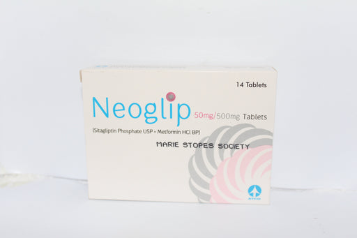 NEOGLIP TABLET 50MG/500MG 2X7S