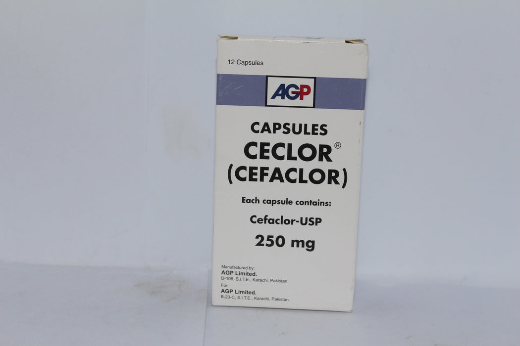 CECLOR CAPSULE 250 MG 12S-Medicines-AGP PHARMA-Meri Pharmacy