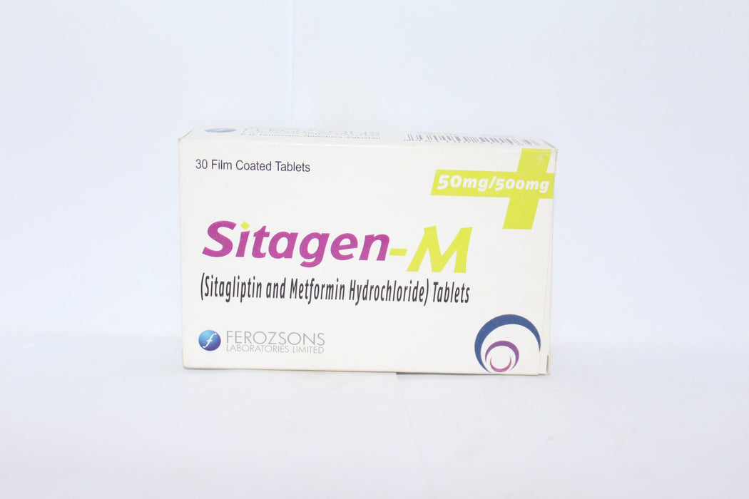 SITAGEN M 50 500MG TAB 30S-Medicines-FEROZSONS LABS-Meri Pharmacy