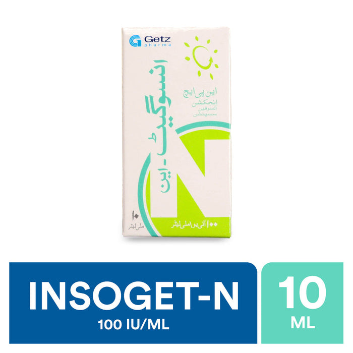 INSUGET-N INJECTION 100IU 10ML 1S | Meri Pharmacy
