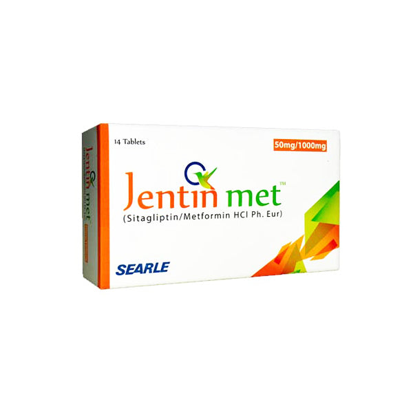 JENTIN MET 50 1000MG TABLETS-Medicines-SEARLE-Meri Pharmacy
