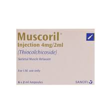 MUSCORIL INJECTION 4MG/ML 1X6S