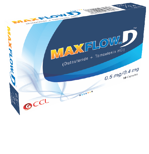 MAXFLOW-D CAP 0.5MG/0.4MG 4X5S