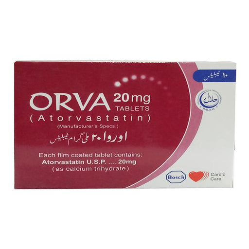 ORVATABLET 20 MG 10S