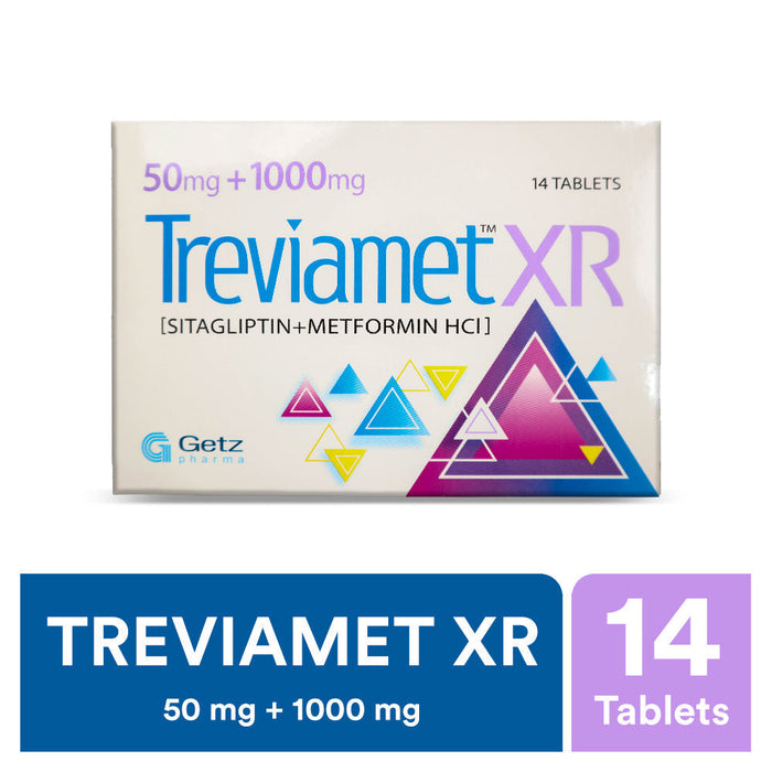 TREVIAMET XR 50/1000MG 2X7S