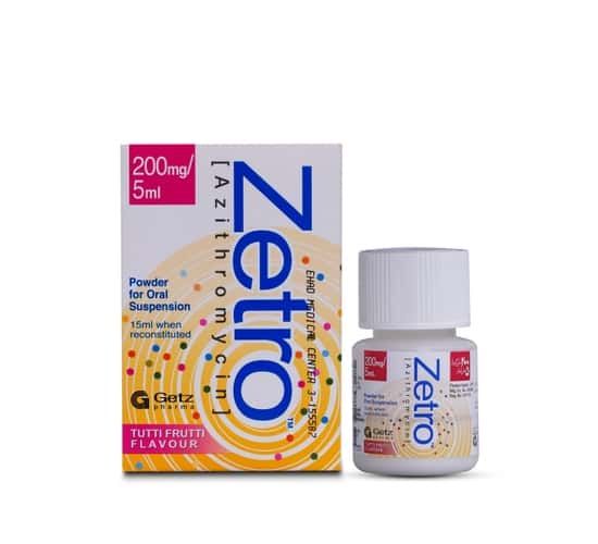 ZETRO SUSP 200 MG 15 ML-Medicines-GETZ PHARMA-Meri Pharmacy