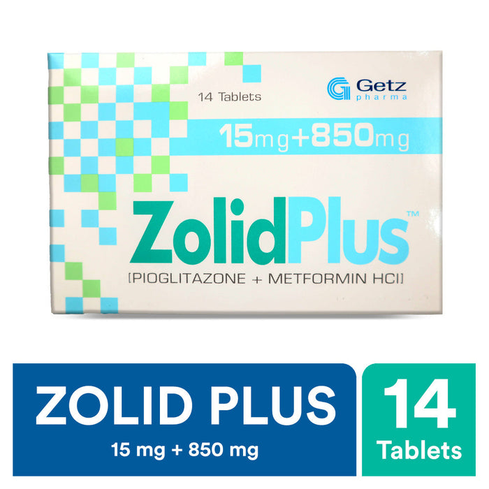 ZOLID PLUSTABLET 15/850MG 2X7S