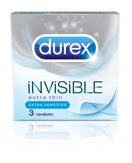 DUREX COND INVISIBLE 1 X 3S-Health Care Products-RECKITT BENCKISER-Meri Pharmacy